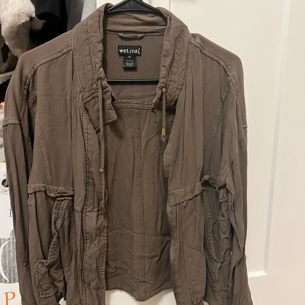 Wet Seal army green jacket